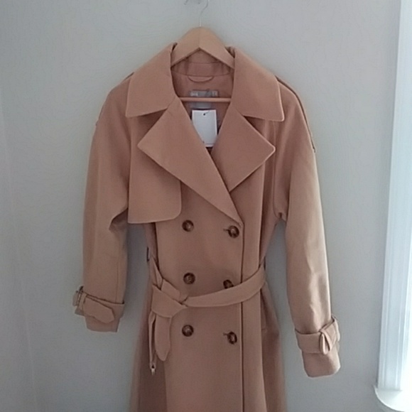 ASOS Jackets & Blazers - ASOS Long Camel Coat Size US 4